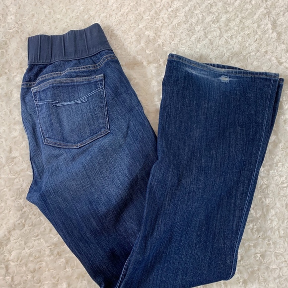 Calvin Klein Jeans Sz 8 Womens Lean Stretch Bootcu - Picture 1 of 6
